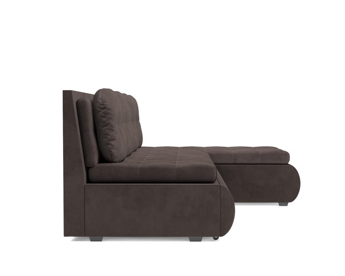 Угловой диван-кровать Кормак коричневого цвета - лучшие Угловые диваны в INMYROOM