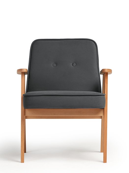Кресло Несс zara серого цвета - купить Интерьерные кресла по цене 11380.0