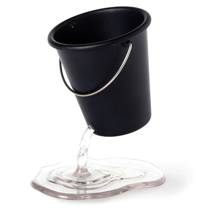 Органайзер для рабочего стола Peleg Design desk bucket черный - купить Декоративные коробки по цене 1120.0