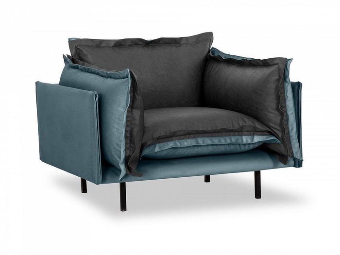 Кресло Barcelona серо-голубого цвета  - купить Интерьерные кресла по цене 60390.0