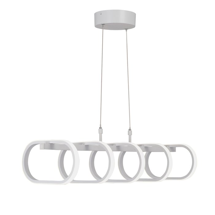 Подвесной светильник V3965-0/5S (металл, цвет белый) - лучшие Подвесные люстры в INMYROOM