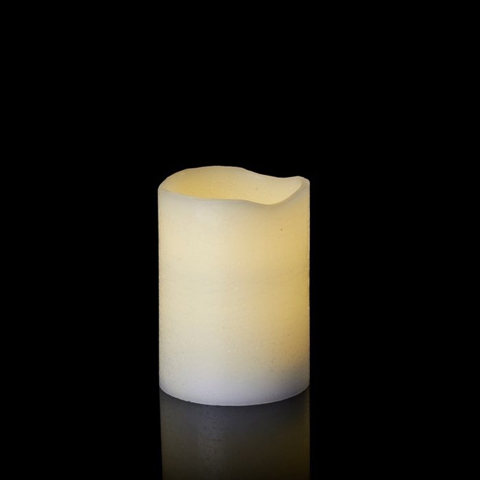 Светодиодная свеча с таймером Tenna белого цвета - лучшие Свечи в INMYROOM