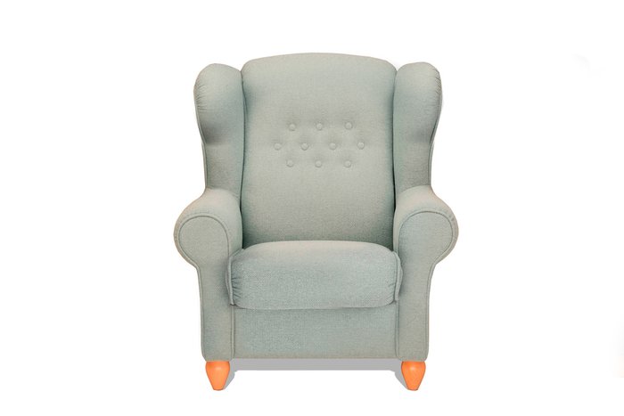 Кресло Ланкастер Комфорт светло-зеленого цвета - лучшие Интерьерные кресла в INMYROOM