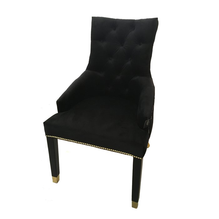 Обеденный стул La Perla черного цвета