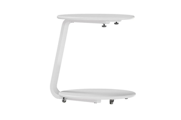 Кофейный стол Оптима белого цвета - купить Кофейные столики по цене 4491.0