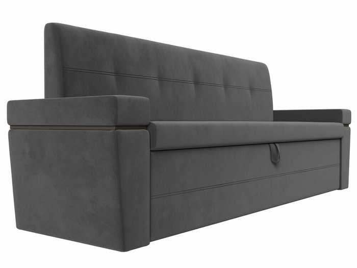 Прямой диван-кровать Деметра серого цвета - лучшие Прямые диваны в INMYROOM