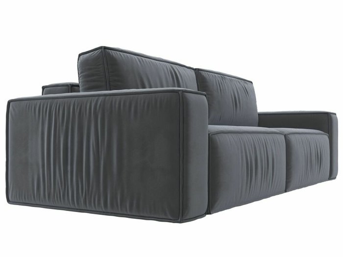 Прямой диван-кровать Прага классик серого цвета - лучшие Прямые диваны в INMYROOM