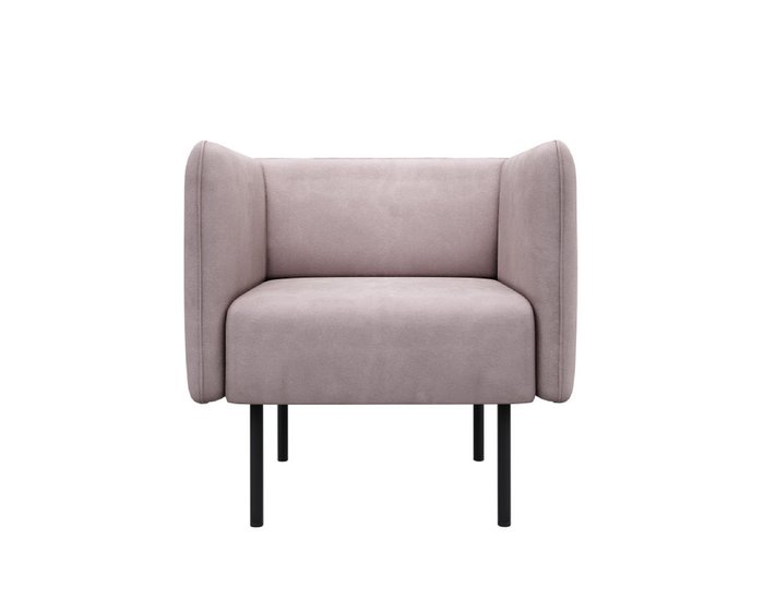 Кресло из велюра Рио розового цвета - лучшие Интерьерные кресла в INMYROOM