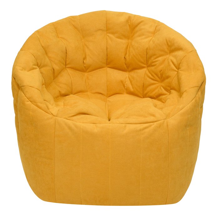 Кресло-пенек Австралия L желтого цвета - купить Бескаркасная мебель по цене 9898.0