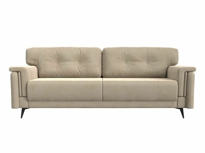 Прямой диван-кровать Оксфорд бежевого цвета - купить Прямые диваны по цене 65999.0