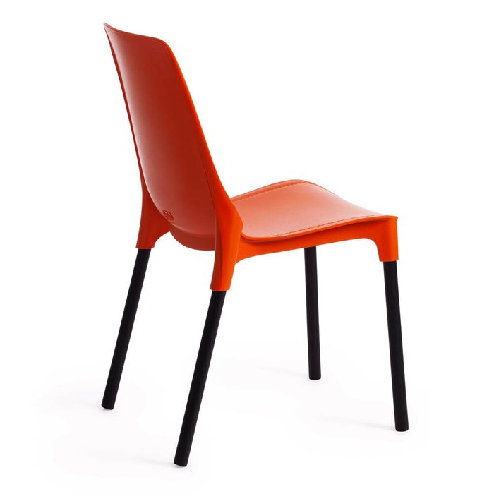 Стул Genius оранжевого цвета - лучшие Обеденные стулья в INMYROOM