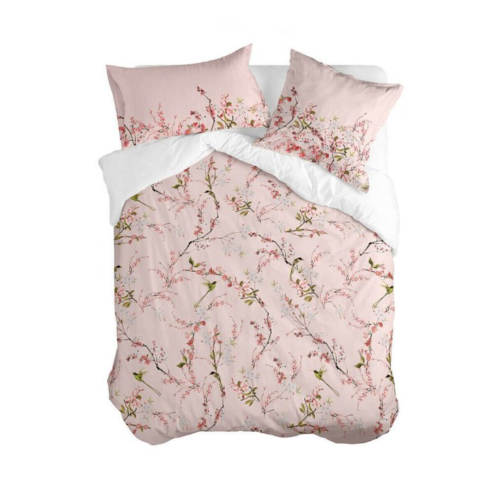 Пододеяльник Chinoiserie 155x220 розового цвета