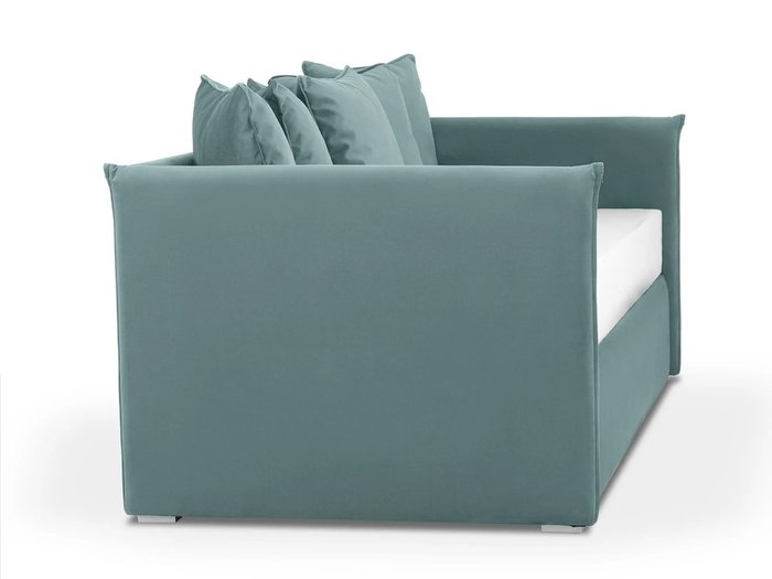 Диван-кровать Milano 90х190 бирюзового цвета - лучшие Кровати для спальни в INMYROOM