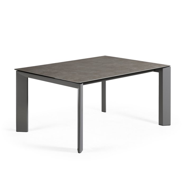 Раздвижной обеденный стол Atta L со столешницей из закаленного стекла  - купить Обеденные столы по цене 240990.0
