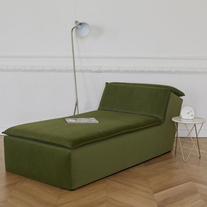 Лежак Gravity зеленого цвета - купить Бескаркасная мебель по цене 76890.0