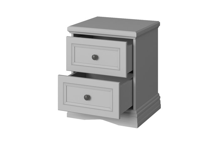 Прикроватная тумба Valencia серого цвета - купить Прикроватные тумбы по цене 11699 Прикроватная тумба Valencia серого цвета - купить Прикроватные тумбы по цене 11699