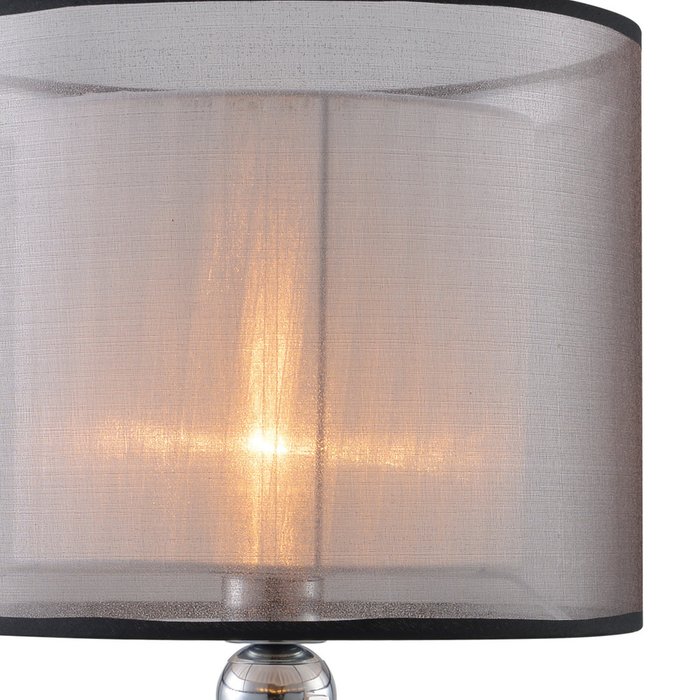 Настольная лампа IL1405-1T-27 CR (ткань, цвет черный) - лучшие Настольные лампы в INMYROOM