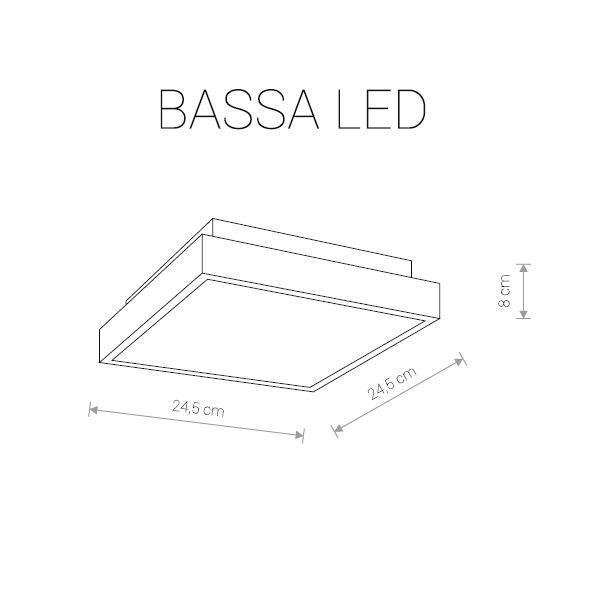 Потолочный светодиодный светильник Bassa Led - купить Потолочные светильники по цене 25680.0
