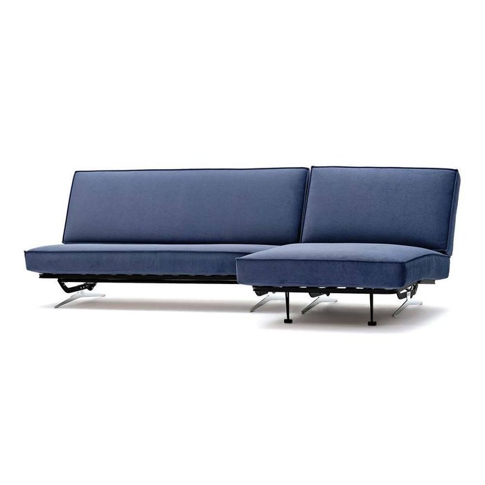 Угловой диван-кровать Арни Galaxy синего цвета - купить Угловые диваны по цене 47990.0