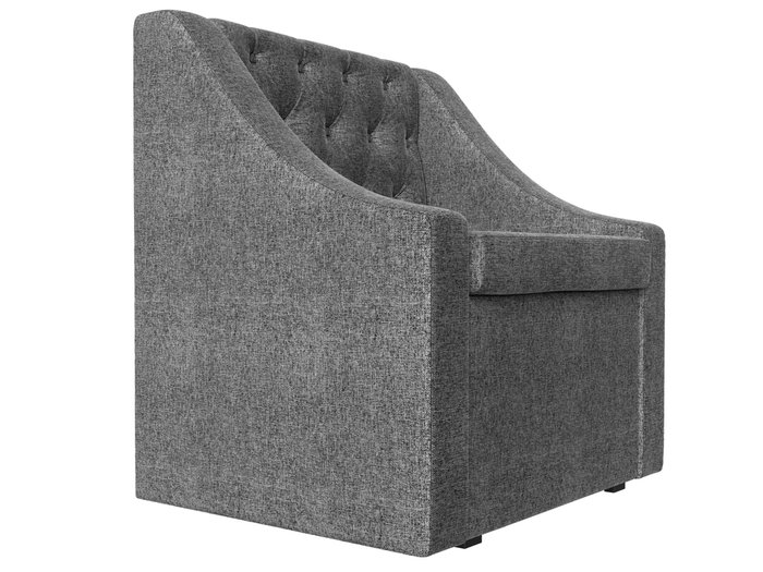 Кресло Мерлин серого цвета с ящиком - лучшие Интерьерные кресла в INMYROOM