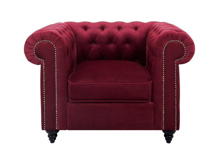 Кресло Chester Classic красного цвета