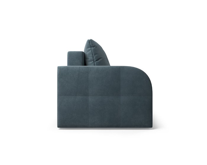 Прямой диван-кровать Марсель 3 серо-синего цвета - лучшие Прямые диваны в INMYROOM