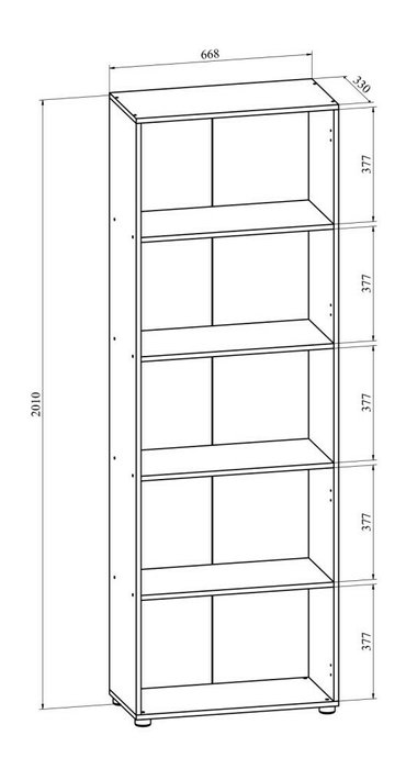 Шкаф со стеклом серо-бежевого цвета - купить Книжные шкафы по цене 16202.0