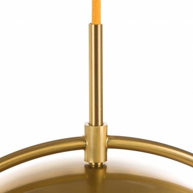 Круглый подвесной светильник EL102A золотого цвета  - купить Подвесные светильники по цене 25029.0