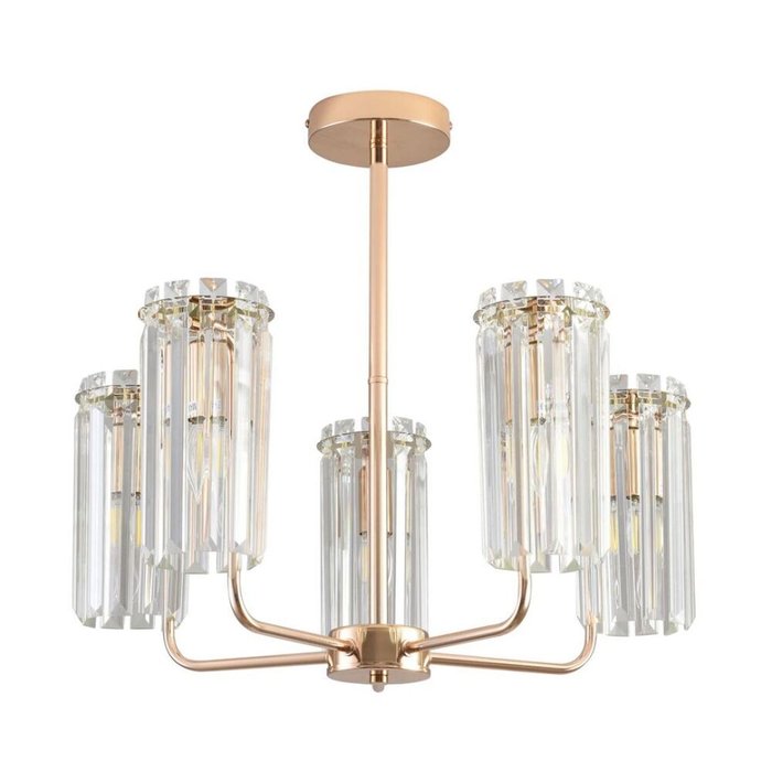 Люстра на штанге Favla 8347/5 (хрусталь, цвет прозрачный) Люстра на штанге Favla 8347/5 (хрусталь, цвет прозрачный)