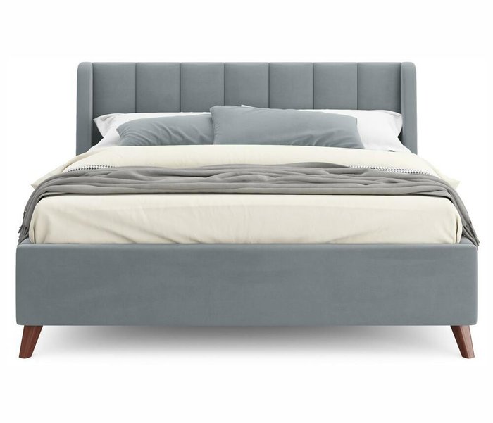 Кровать Betsi 160х200 с подъемным механизмом серого цвета - купить Кровати для спальни по цене 31900.0