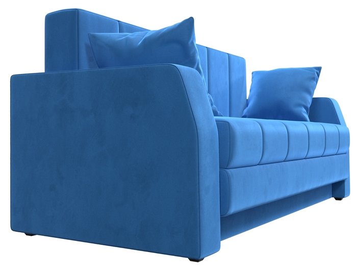 Прямой диван-кровать Малютка темно-голубого цвета - лучшие Прямые диваны в INMYROOM