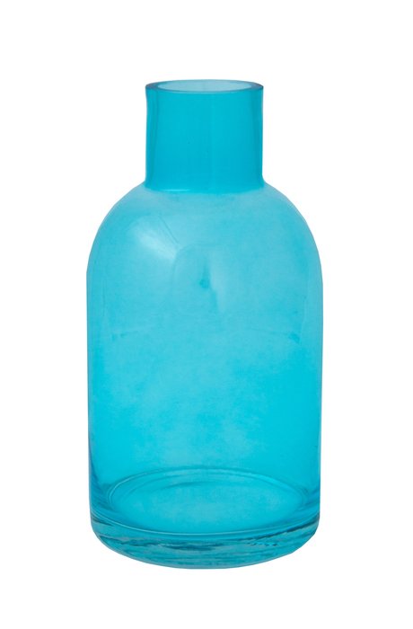 Настольная ваза Small Bubble Blue Vase из стекла