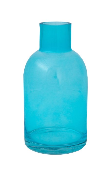 Настольная ваза Small Bubble Blue Vase из стекла Настольная ваза Small Bubble Blue Vase из стекла