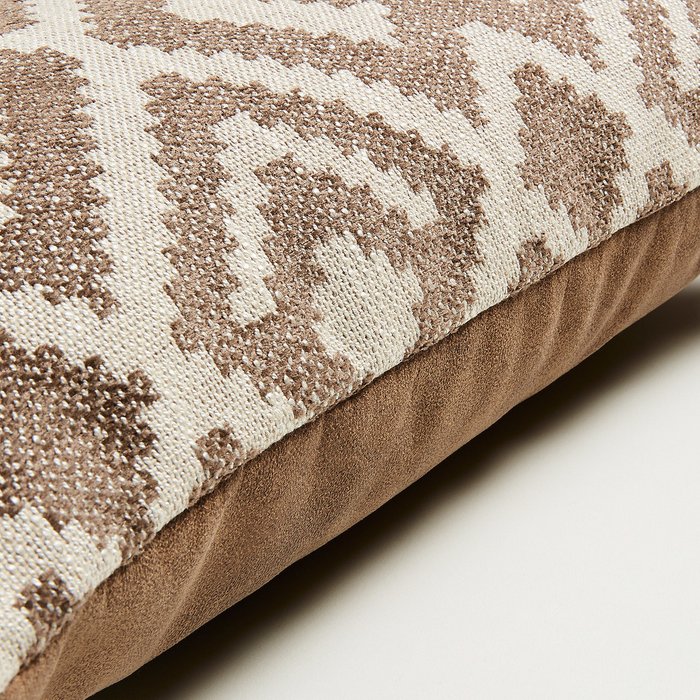 Чехол для подушки Malani из комбинированной ткани 45x45 - лучшие Декоративные подушки в INMYROOM