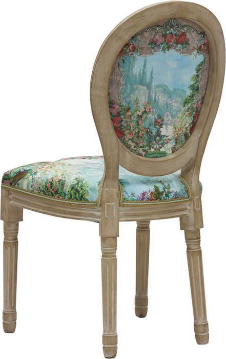 Стул Венеция в обивке из велюра бирюзового цвета - купить Обеденные стулья по цене 21432.0