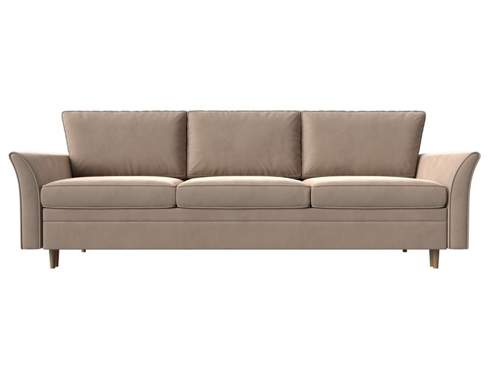 Прямой диван-кровать София бежевого цвета - купить Прямые диваны по цене 56999.0