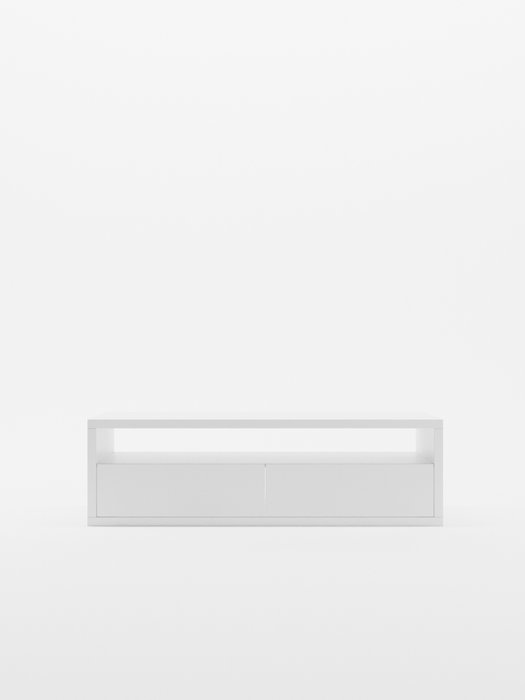 Тумба под ТВ Boss белого цвета - купить Тумбы для ТВ по цене 11890 Тумба под ТВ Boss белого цвета - купить Тумбы для ТВ по цене 11890