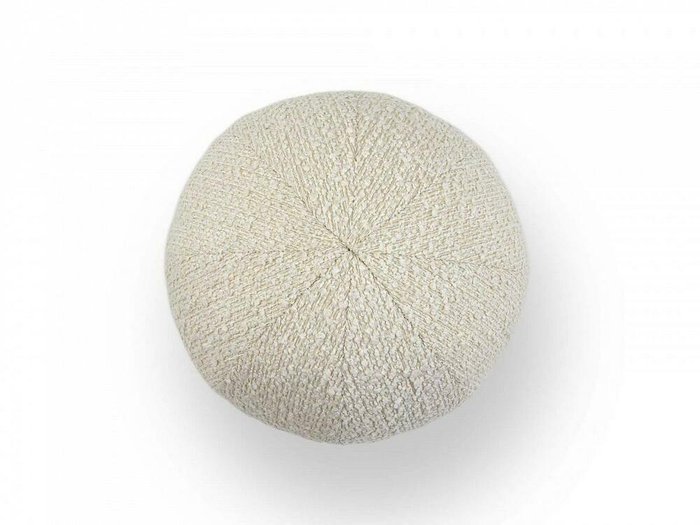 Подушка-шар Como L молочного цвета - купить Декоративные подушки по цене 3900.0