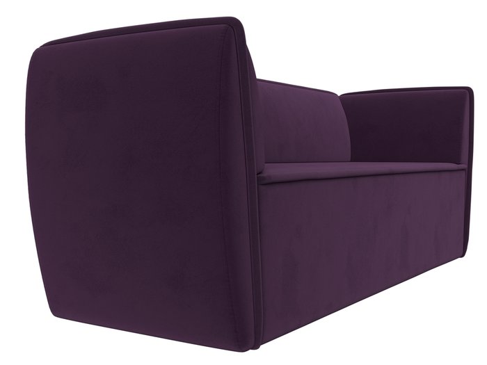 Прямой диван Бергамо фиолетового цвета - лучшие Прямые диваны в INMYROOM