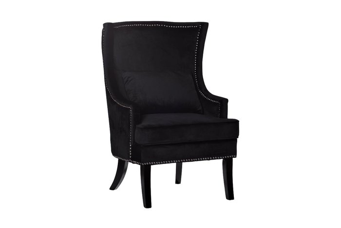 Кресло с подушкой черного цвета - купить Интерьерные кресла по цене 26200.0