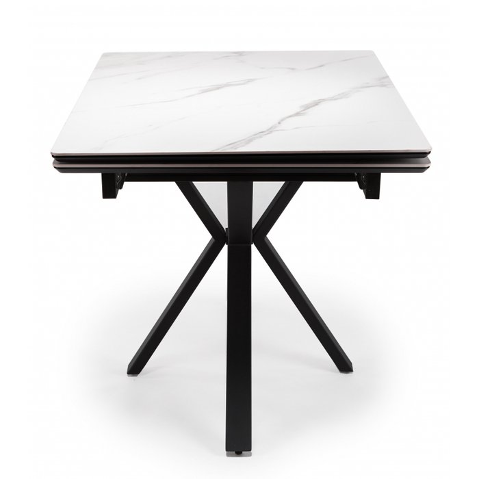 Раздвижной обеденный стол Мэриан 80х120 светло-серого цвета - лучшие Обеденные столы в INMYROOM Раздвижной обеденный стол Мэриан 80х120 светло-серого цвета - лучшие Обеденные столы в INMYROOM