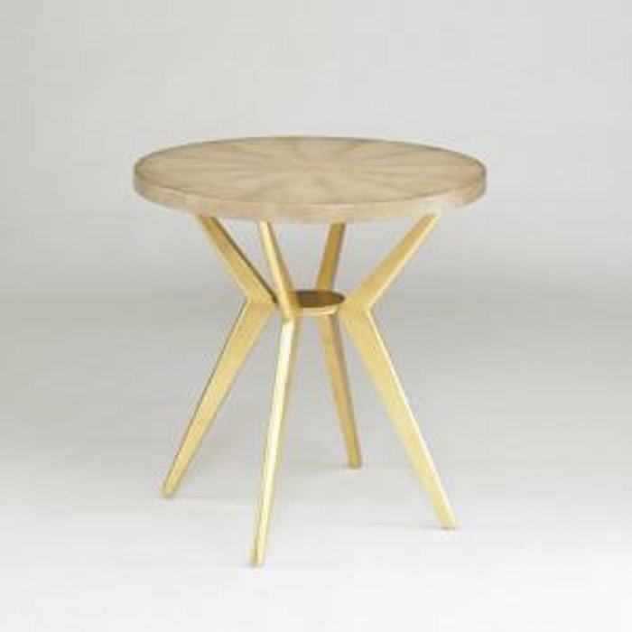 ODIN ROUND LAMP TABLE / IVORY TOP