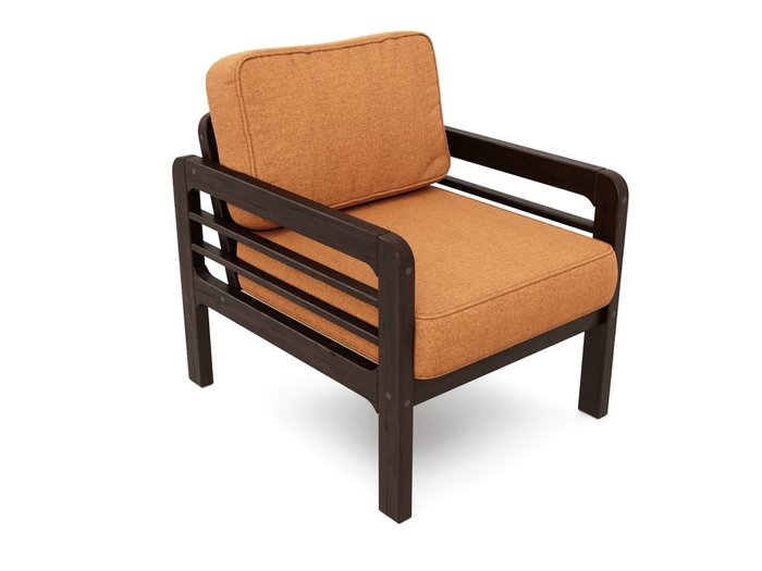 Кресло Бергер оранжевого цвета - лучшие Интерьерные кресла в INMYROOM