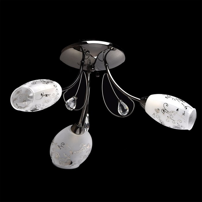 Потолочная люстра Фиеста M со стеклянными плафонами - лучшие Потолочные люстры в INMYROOM