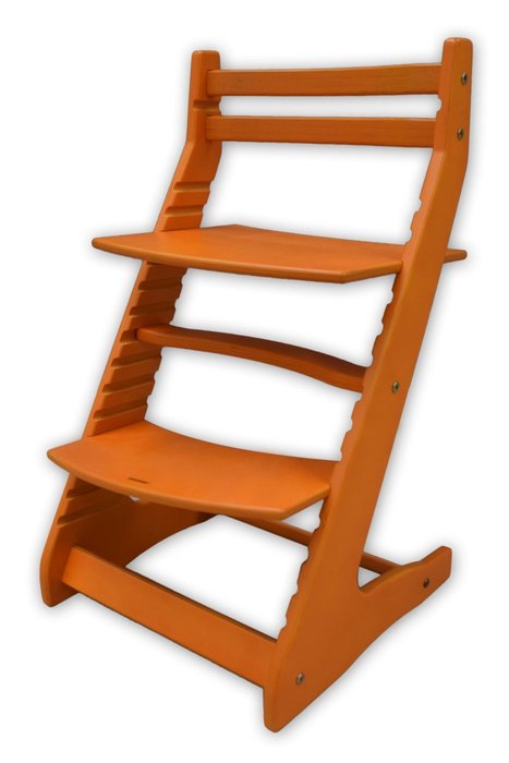 Растущий регулируемый стул Вырастайка оранжевого цвета
