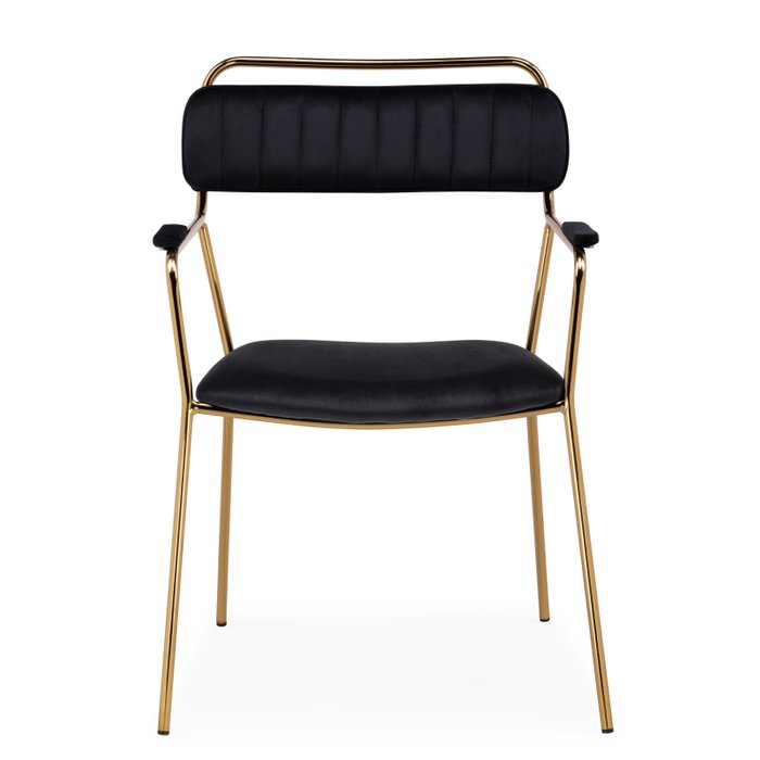 Стул Aspen черно-золотого цвета - купить Обеденные стулья по цене 6990.0