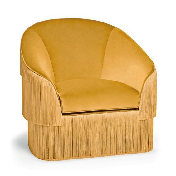 Кресло Munna желтого цвета