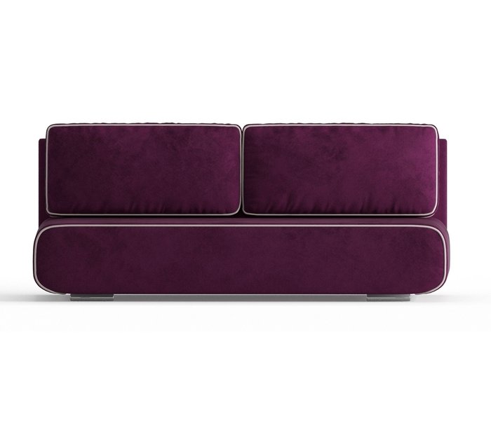 Диван-кровать Рени в обивке из велюра фиолетового цвета - купить Прямые диваны по цене 27990.0