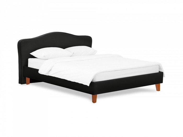 Кровать Queen II Elizabeth L 160х200 черного цвета - купить Кровати для спальни по цене 43800.0