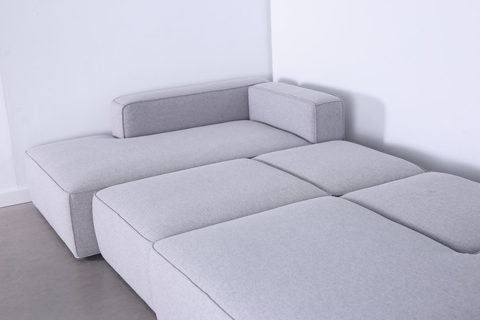 Угловой диван-кровать Норман лилового цвета - лучшие Угловые диваны в INMYROOM